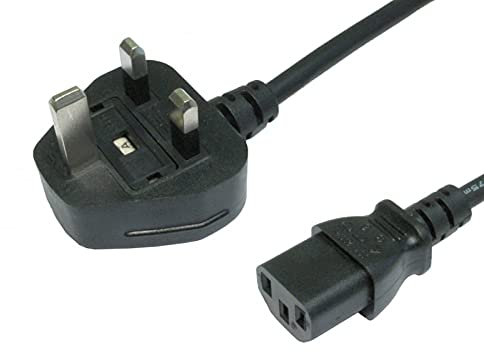 Connect Gear 1.8m Mains Power Cable, UK to C13