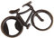 Ouvre-bouteille Décapsuleur Forme de Vélo Cadeau Décoration Couleur de Bronze