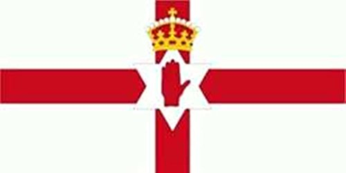 FRIP- XXL Riesenfahne NORDIRLAND FAN 2,50 x 1,50m Flagge Fahnen mit Ösen