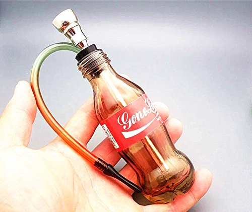 YEESAM SMOKING Bong en verre, pipe à tabac, Bong eau Oil Rig Bong Verre Bongs Hookah Pipe - Beaker Coupe verre d'eau Coupe en verre de miel Perc Percolateur fumeurs Bubble recycleur pipe Bubbler