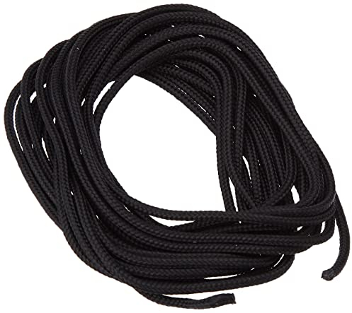 Efco Paracord 2 mm x 4 m, 1 Stück, schwarz, Polyester-Mischgewebe, 20 x 10 x 5 cm