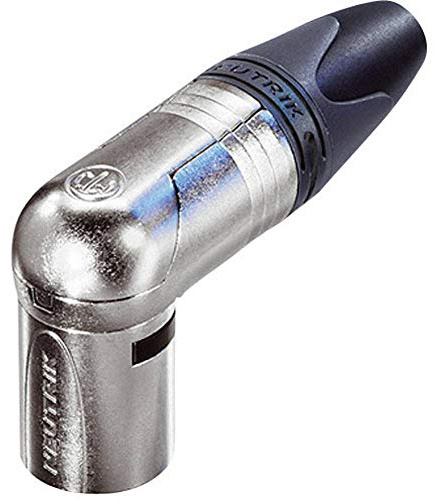 Neutrik NC4MRX XLR-Steckverbinder Stecker, gewinkelt Polzahl: 4 Silber 1 St.