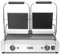 HENDI Piastra Elettrica a Contatto Doppia, Grill/Griglia Panini Professionale, Piastre Liscia e Rigata in Ghisa Smaltata, 230V, 3600W, 570x375x(H)216mm, Acciaio Inox