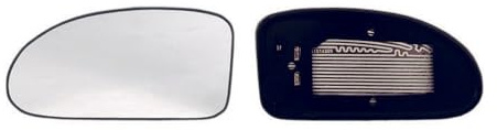 Alkar 6431399 Spiegelglas, Außenspiegel | Kompatibel mit: FORD FOCUS I, FOCUS I Kasten/Kombi, FOCUS I Stufenheck, FOCUS I Turnier