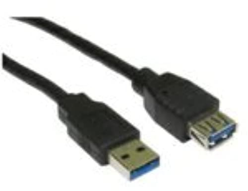 Microconnect USB3.0 A-A 1m M-F, Black