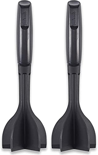 GoodCook 25768 High-Temp Nylon 5-Blade Head 10 Hamburger Ground Meat Choppers Pack of 2, Black