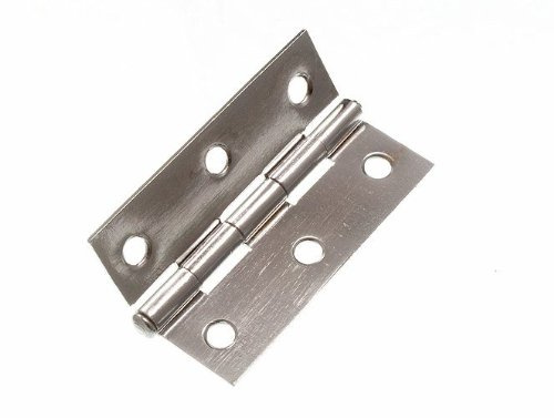 20 Pairs Loose Pin Butt Hinge ( Door Gate ) Chrome Plated Steel 75Mm + Screws