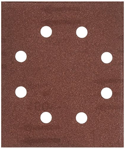 Dewalt Schleifpapier DT3015 (für Vibrationsschleifer, 115 x 140 mm, K150, Klettfix, gelocht, für alle Grund-, Zwischen und Endschliffanwendungen auf Holz Farben u. Lacke) 25 St.