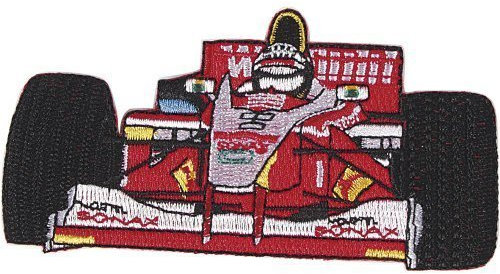 Targhetta Auto Motor Sport formula 1 Auto da corsa misura ca, 8-11 centimetri easybiz (04828) applicazione con toppe logo distintivo a forma di penna