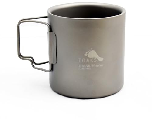 TOAKS Titanium 450ml Double Wall Cup, 450 ml