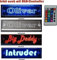 Schmalz Werbeservice Trucker LKW Namensschild Größe 30x10 cm mit RGB Controller 22 Funktionen - LED Acryl Leuchtschild 12V oder 24V - 5V USB-Anschluss