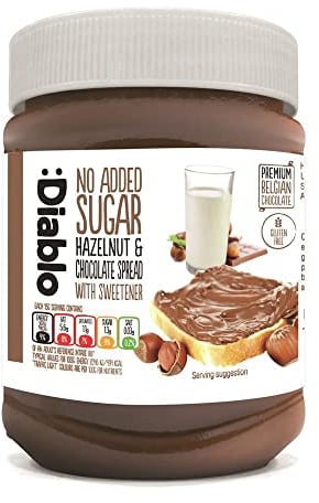 Diablo NO ADDED SUGAR Hazelnut Chocolate Spread 350g