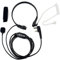 Retevis Gola Microfono per Walkie Talkie 2 Pin Cuffia Auricolare Compatibile con Ricetrasmettitore RT24 RT622 RT27 RT617 RT618 RT619 Baofeng UV-5R BF-888S Kenwood Wouxun TYT HYT(1 pezzo)