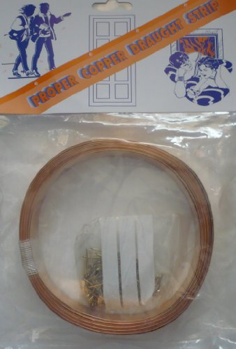Proper Copper Traditional Draught Excluder 6 Metre Roll