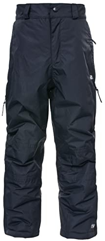 Trespass Men's Marvelous - Kids M - Fibre Pu Pant Trespass Kids Marvelous Ski Pants - Black, 3-4 Years