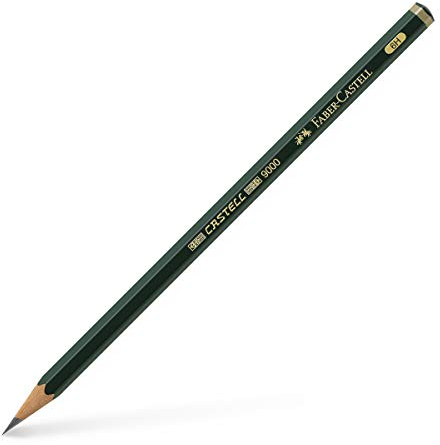 FABER-CASTELL 119016 - Bleistift Castell 9000, Härtegrad 6H