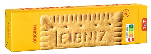 LEIBNIZ Original Butterkeks, 200 g, die Nr 1 unter den Butterkeksen, knusprige Kekse nur echt mit 52 Zähnen (1 x 200 g)