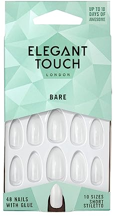 Elegant Touch Bare Nails Short Stiletto