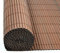 ESTEXO PVC Sichtschutzmatte aus Kunststoffröhrchen Braun 1,20 x 5 m