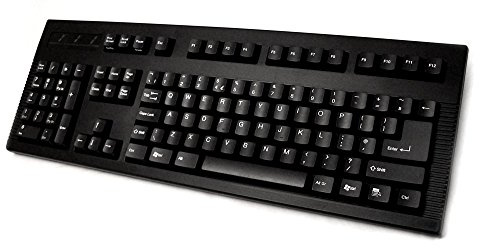Accuratus Left Hander - USB Full Size Programmable Left Handed Keyboard with Mechanical Switches