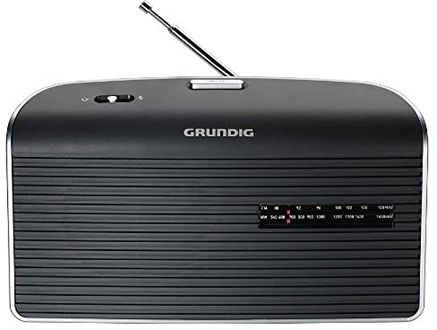 Grundig Music 60 - Radio, diseño moderno, color gris (importado)