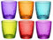 Bormioli Rocco Tumblers Palatina - Bicchieri colorati - 320 ml - multicolore - confezione da 6