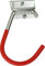 Connex DY222008 Gancio a soffitto per Bici a Parete, Girevole, zincato, Rivestito 125 x 95 x 75 x 50 x 60 mm, Grigio