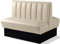Bel Air Eckbank Dinerbank Sitzbank Bank Einrichtung Gastronomie Dinermöbel Lounge (Off White/Black)