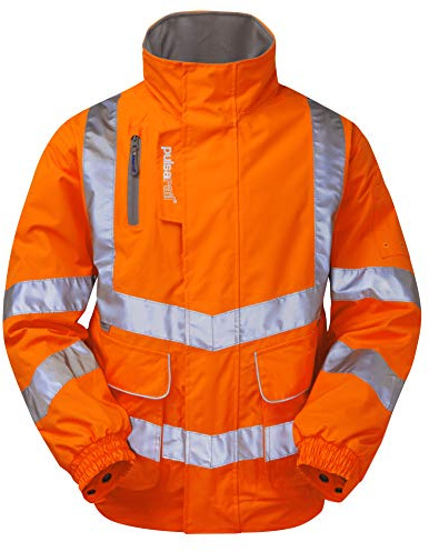 Pulsarail PR496 High Vis Lined Bomber Jacket - 4XL