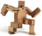 Cubebot Spielzeugroboter aus Buche, klein