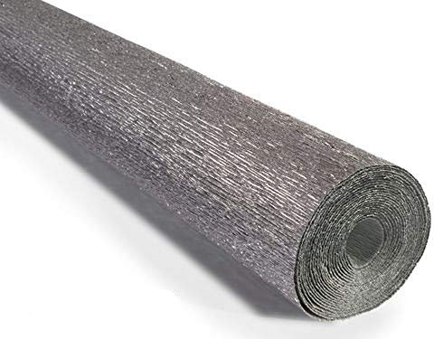 FloristryWarehouse Krepppapierrolle 180g (50 x 250 cm) Metallic Silver (Farbton 802)