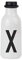Design Letters Persönliche Wasserflasche (Weiß) - X - BPA-frei, nordisches Design, erhältlich von A-Z, Trinkflasche für unterwegs verwenden, auslaufsicher & drop-safe, spülmaschinenfest, 500 ml, 90 g.