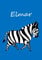 Elmar: individualisiertes Malbuch / Notizbuch / Tagebuch - Zebra - A4 - blanko