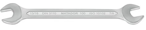 Matador Doppelmaulschlüssel, 13/16 x 7/8 AF, 0100 8010