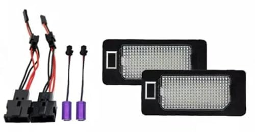 LED Kennzeichen Beleuchtung kompatibel mit A1 A4 A5 A6 A7 TT Q5 passend für VW Passat 3C B6
