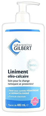 Liniment Oleo-calcaire Soin pour le change 480ml Flacon pompe Gilbert