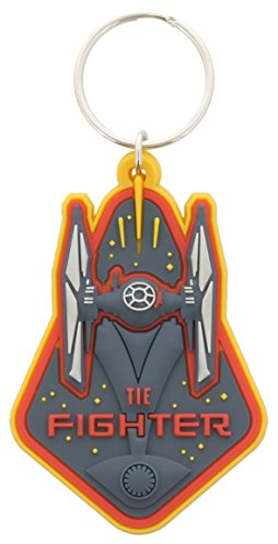 Portachiavi Gomma-Star Wars Episode VII (Tie Fighter)