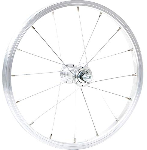 Schürmann Unisex – Erwachsene Alu-Sport 611 Vorderrad Felge, Silber Matt, 16 (19-305)