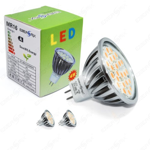 Energmix 2380x2 2x MR16 GU5.3 4W 400lm Warmweiß SMD LED SPOT Lampe - LED Strahler- LED