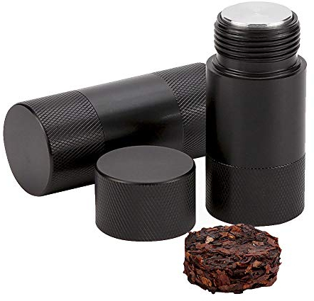 Spespo Prensa de polen de metal de aluminio prensatelas compresor molinillo de hierbas Tabaco Especias trituradora amoladora 6.1x2cm -Diseño de lápiz labial