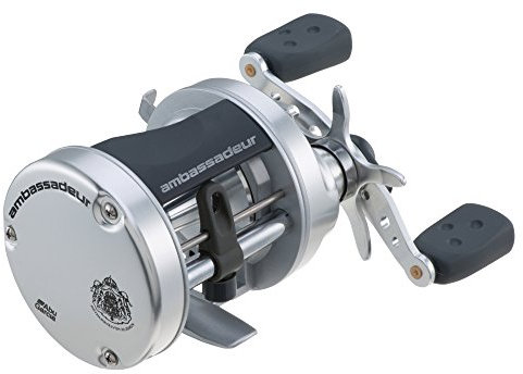Abu Garcia Ambassadeur S Multiplier Reel - Round Casting Reel with Level Wind