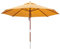 anndora® Sonnenschirm Gartenschirm Marktschirm 3 m rund wasserabweisend - mit Winddach Sahara Gelb
