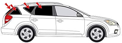 Solarplexius Auto-Sonnenschutz Scheiben-Tönung passgenau für KIA Ceed SW Bj. 07-12 Keine Folie Komplettsatz