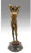Kunst & Ambiente - Erotik Bronzeskulptur - Männerakt mit aufrechtem Phallus - signiert von M. Nick - Penis Bronzefigur - Gay Skulptur - Nackter Mann