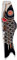 In the Breeze Koi Fish Windsack, 152,4 cm, Schwarz