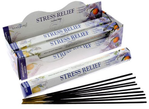 Stamford Hex Aromatherapy Incense Sticks - Stress Relief 37113
