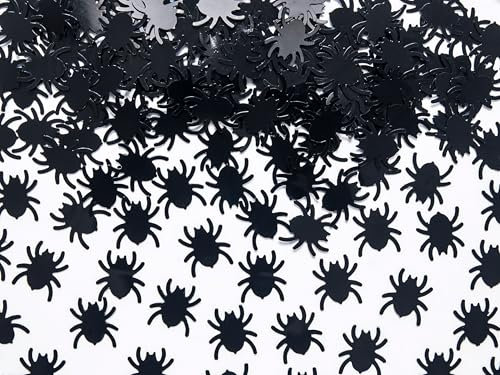 PartyDeco Konfetti Spinnen Schwarz 15g