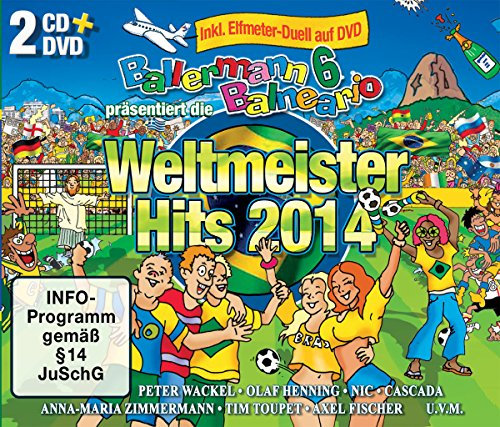 Ballermann 6 Balneario Präs.die Weltmeister Hits (2CD+DVD)
