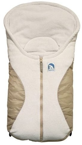 Heitmann Eisbärchen Fußsack für Babyschale beige