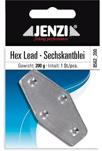 JENZI Sechskantblei, verpackt Anzahl 1 St/SB 200 g